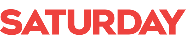 Saturday Logo + White